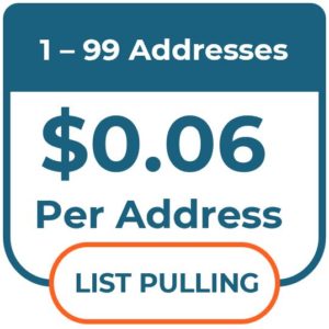 List Pulling Service 1-99 Address Absentee High Equity Tired Landlords